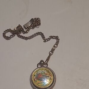 VintageJohn Deer Pocket Watch with Chain